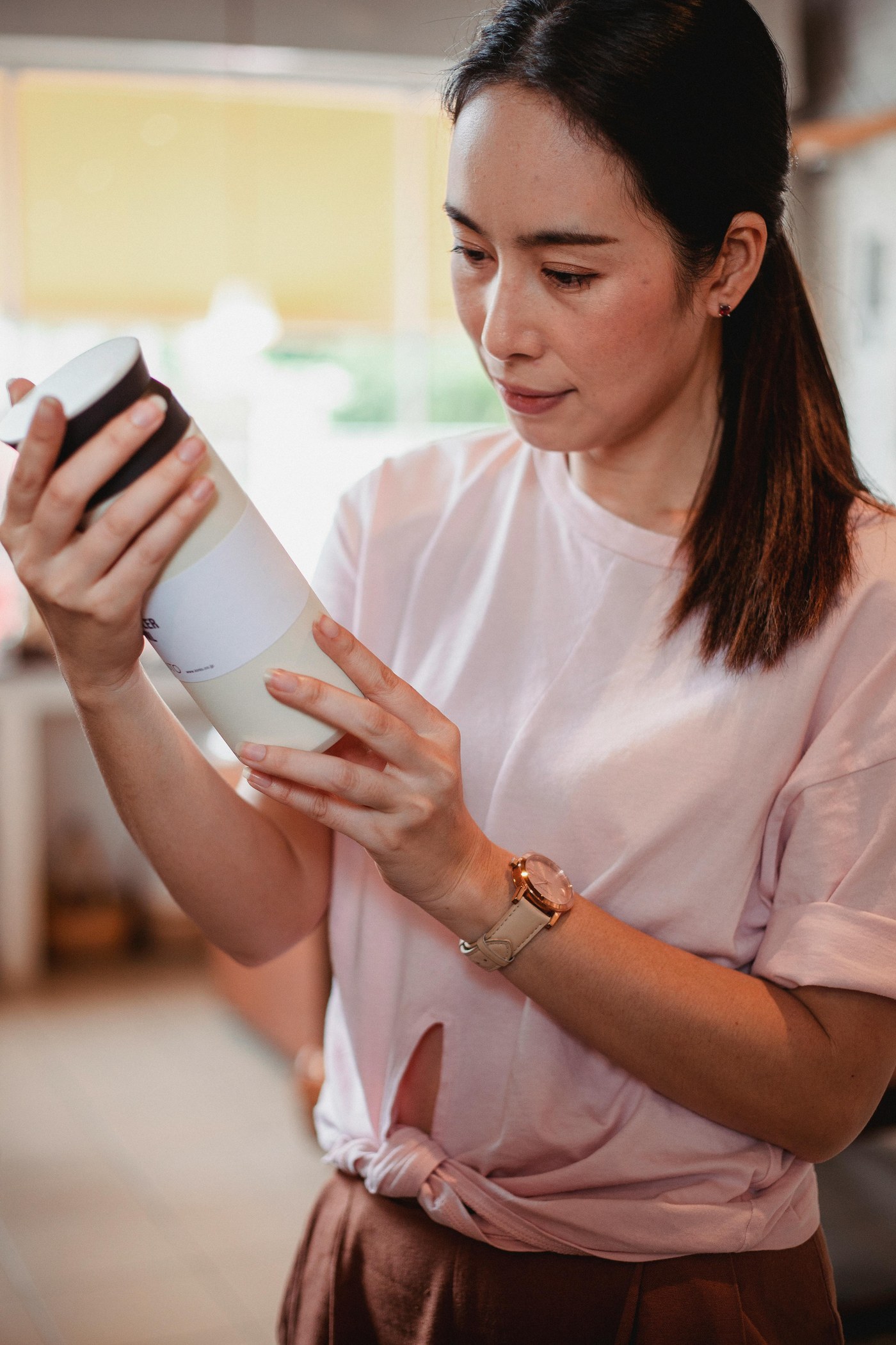 Reading a product label